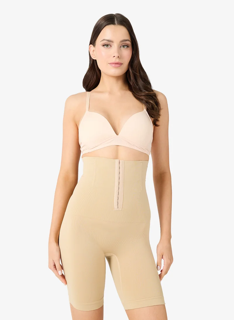 جينجر 2PC High Waist Tummy Control Shapewear with Front Closure
